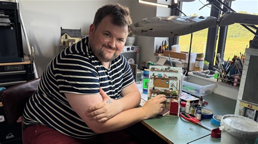 Watch: Artist's tiny take on Irish society's big problems