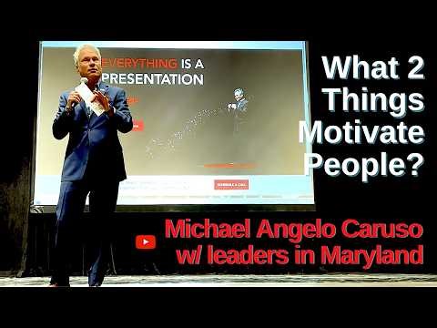 What 2 things motivate people? Aristotle, Freud, and Michael Angelo Caruso weigh in