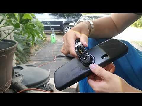 How to fix a loose, or broken rearview mirror on bmw 3 series