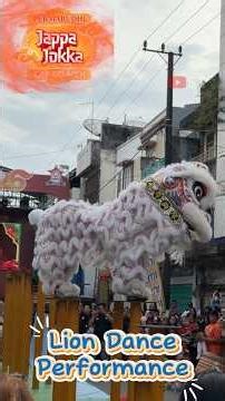 Lion Dance Performance at Jappa Jokka Cap Go Meh 2026 Makassar #liondance #chinesenewyear #capgomeh