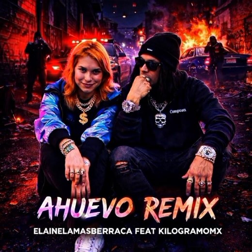 En 2 Días - Ahuevo Remix en colaboración @elainelamasberraca #reggaetonmexa #viralvideo #mty
