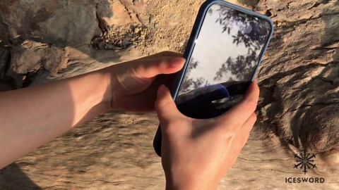 IceSword iPhone 12 Mini Case Stone, Thin Liquid Silicone Case, Matte Pure Beige, Tan, Cream, Soft Silk Microfiber Cloth, Gel Rubber Full Body, Cool Protective Shockproof, 5.4" 12 Mini - Stone