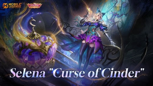 Intip Tampilan Skin Zenith Selena "Curse of Cinder" Mobile Legends