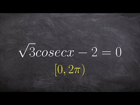 Solving trigonometric equation by using reciprocal function
