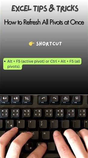 Refresh ALL Your Pivots at Once with This SIMPLE Trick