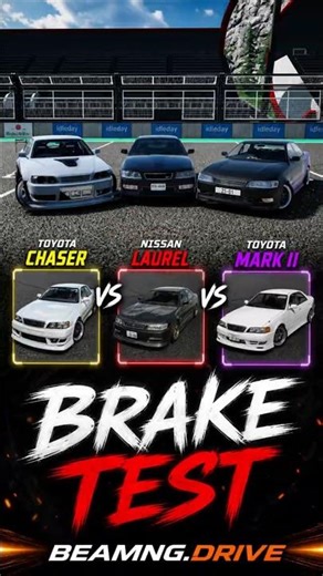 Can They Stop in Time? Mark II vs Laurel vs Chaser 😳