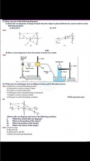 100 days action plan ( 2025-26) 10th Class Physical Science Modal paper