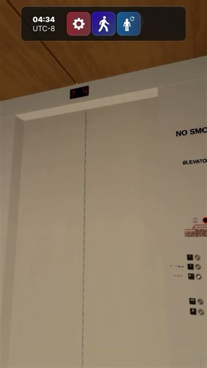 Going up on a Roblox Schindler elevator 1