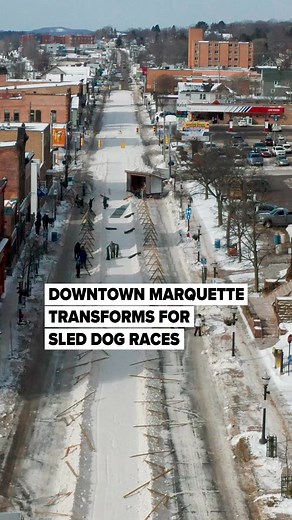 🔗: https://l.mlive.com/qrn3z0 Downtown Marquette has transformed into a snow track for the UP200 sled dog races. Here's how it happened. (Joel Bissell/MLive.com) | The Grand Rapids Press