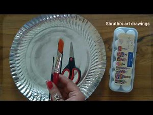 how to make tiger mask using paper plate