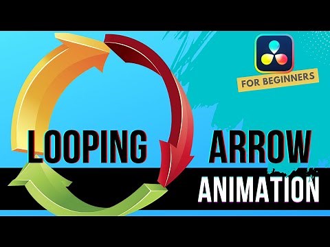 Looping ARROW ANIMATION in DaVinci Resolve