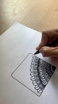 Mandala Drawing Prompts for Instant Inspiration with just pen and paper #artshorts #trendingreels