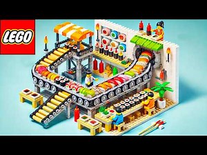 Best LEGO Sushi Bar Conveyor Belt Hack 🍣 Lego Auto Tech