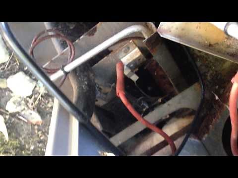Lighting the pilot light on the pool heater vid 1
