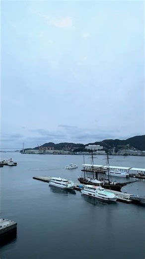 夕方の長崎港｜曇り空から始まる2026年
