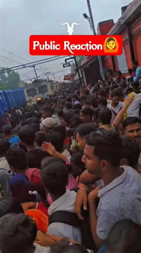 PUBLIC REACTION 😮🙆ON RELVE STATION #shortvideo #vlogs_0015