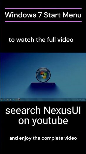 🤯 Miss the classic Windows 7 Start Menu? | ₶™ |