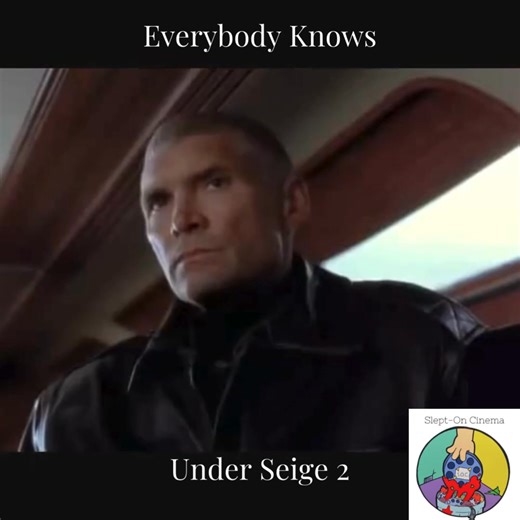 My brain after hearing this dialogue loop from UNDER SIEGE 2. 🤯 This is the kind of surprisingly clever writing we love to find! What's an action movie with dialogue that's way smarter than it needs to be? #SleptOnCinema #UnderSiege2 #90sAction #MovieQuotes #Screenwriting | Slept-On Cinema Podcast