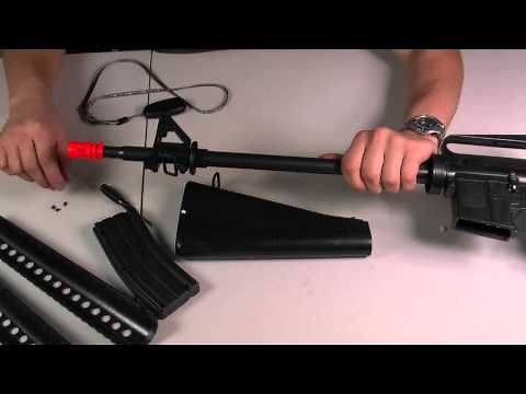 HitGuns.com - Airsoft Gun Guide - Well M16A1 / A2 Spring Airsoft Rifle Assembly Tutorial