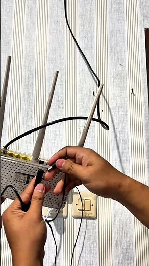 WiFi router restart cable
