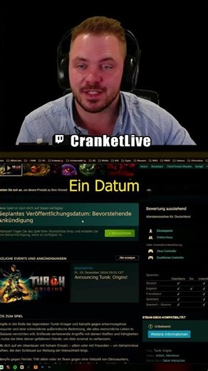 TUROK ORIGINS kommt auf Steam #shorts