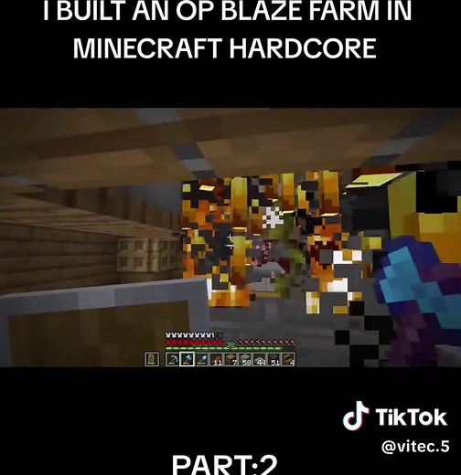 Building an OP Blaze Farm in Minecraft Hardcore