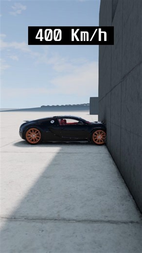 Bugatti Veyron Crush Test - BeamNG.drive