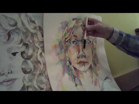 Using Watercolor and Complementary Colors