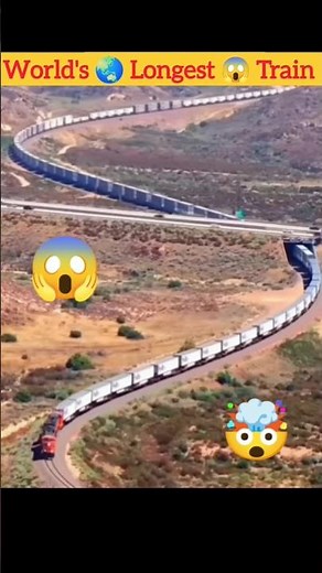 World's Longest Train || #shorts #viral #trending #facts