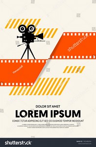 Movie Film Poster Design Template Background Stock Vector (Royalty Free) 1302486094 | Shutterstock