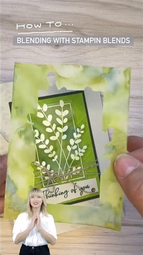 Blending with alcohol markers #diy #cardmaking #stampinup