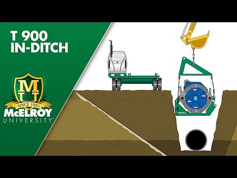McElroy TracStar 900 In-Ditch Benefits