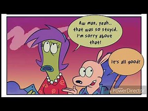 Back in the 90's.||Rocko's Modern Life comic dub.