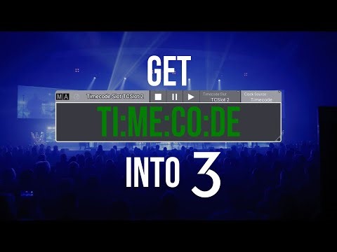 How I Get Timecode into MA3