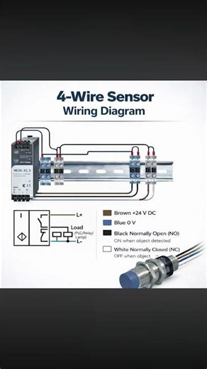 #4-wire sensor wiring diagram#steel Plant#viral reels@E&I Guru@