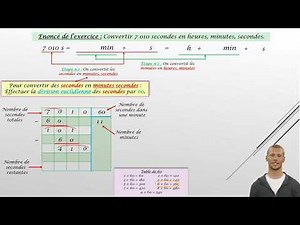 Convertir en heures minutes secondes