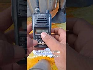 TUTORIAL SETTING RADIO ICOM IC-V86 #settingradio #icom #like #shorts #video #fypシ゚viral