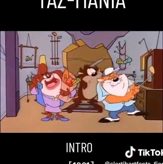Taz-Mania intro 1991 #tazmania #intro #1991 #cartoons #kidsshows #childrensitv #citv #90s #foryoupage #foryou #fyp