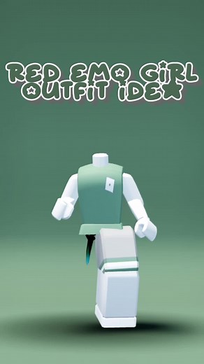 Red Emo Girl Outfit Idea || Roblox Outfit Ideas