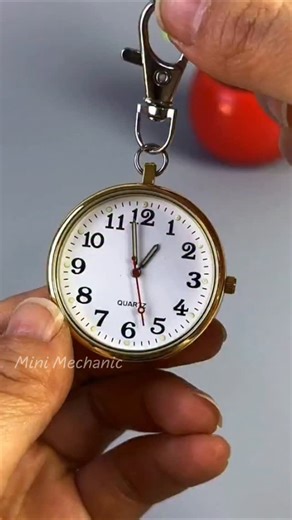 Mini Mechanic on Instagram: "High Quality Key Chain Nurse Pocket Watch made for daily hospital use. Easy to clip, durable design, and perfect for nurses, doctors, and medical professionals. Lightweight, accurate, and ideal for quick time-check during shifts. #NurseWatch #PocketWatch #KeyChainWatch #MedicalTools #NurseLife #NurseAccessories #HospitalTools #Shorts"
