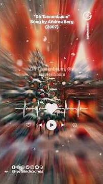 🎄🌟"Oh Tannenbaum" by Andrea Berg (2007)🇩🇪 #GermanChristmasSong #OhTannenbaum #getsiediciones #shorts