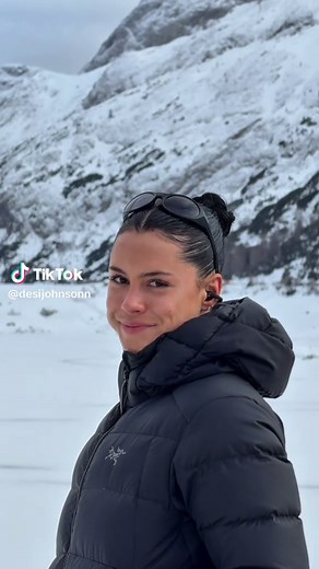 In the alps with shokz. Wearing the OPENDOTS ONE, the earphones I take wherever I go. Use my code DESI for $25 off at shokz.com.au (exclude new product launches). #dolomites #shokz