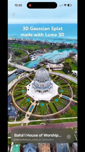 3D Gaussian Splat | Luma3D #gaussiansplatting