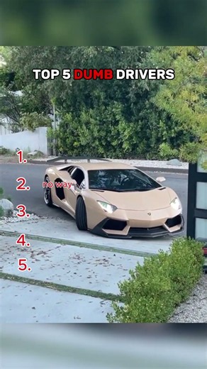 TOP 5 DUMB DRIVERS 💀