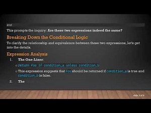 Understanding Ruby's Conditional Logic: if and unless Combined