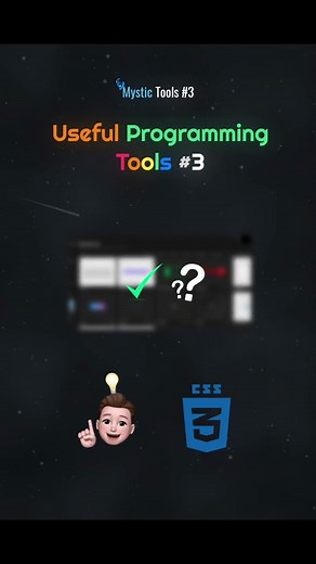 Mystic Tools #3: Useful Programming Tools 🧙🏻‍♂️🪄 #programming #htmlcss #coding #codinghacks #viral #fyp #csstutorial #csstools #csstooltip #codingtools #programmingtools #html #tools #useful_tips #ui #uiux #uidesign #uiuxdesign