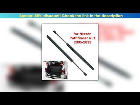 New Arrival 2Pcs Car Rear Trunk Tailgate Boot Gas Struts Lift Support Damper Rods 90450-EB31A for N