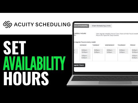 How To Set Availability Hours Acuity Scheduling 2025 (FULL GUIDE)