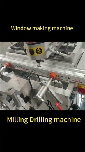 Manual milling machine #windowmillingmachine #windowdrillingmachine #lockholemachine