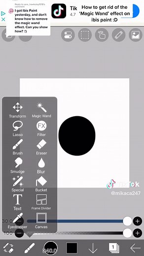 IBIS Paint Tutorial: Removing Magic Wand and Lasso